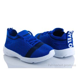 Фотография Кроссовки детские модные Весна/осень W444-1 (6 пар р.26-31) "Blue Rama" недорого оптом от прямого поставщика