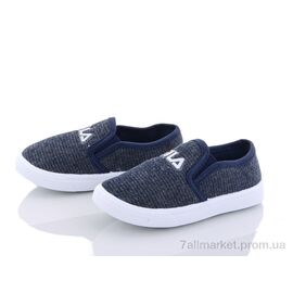 Фотография Слипоны детские без шнурков Весна/осень W2-5 (18 пар р.26-31) "Blue Rama" недорого оптом от прямого поставщика