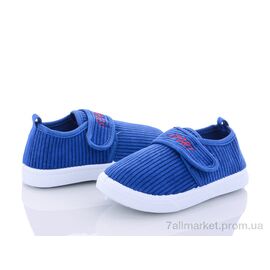 Фотография Кроссовки детские модные Весна/осень W34-1 (18 пар р.26-31) "Blue Rama" недорого оптом от прямого поставщика