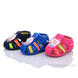 Фотография Босоножки детские летние Лето A67 mix (48 пар р.16-20) "Blue Rama" недорого оптом от прямого поставщика