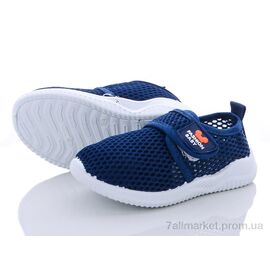 Фотография Кроссовки детские модные Лето G402-5 (12 пар р.21-26) "Blue Rama" недорого оптом от прямого поставщика
