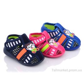 Фотография Босоножки детские летние Лето A76 mix (24 пар р.15-20) "Blue Rama" недорого оптом от прямого поставщика