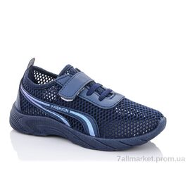 Фотография Кроссовки детские модные Лето W407-5 (12 пар р.26-31) "Blue Rama" недорого оптом от прямого поставщика