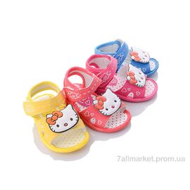 Фотография Босоножки детские летние Лето A55 mix (40 пар р.15-19) "Blue Rama" недорого оптом от прямого поставщика