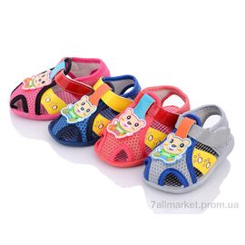 Фотография Босоножки детские летние Лето A51 mix (40 пар р.16-20) "Blue Rama" недорого оптом от прямого поставщика