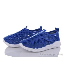 Фотография Кроссовки детские модные Лето W411-1 (12 пар р.26-31) "Blue Rama" недорого оптом от прямого поставщика
