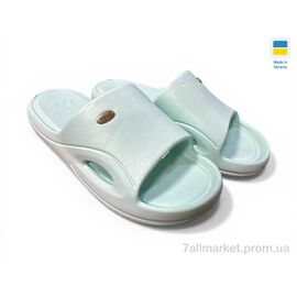 Фотография Шлепки женские облегченные Лето 258 м'ята (8 пар р.37-41) "Rai shoes" недорого оптом от прямого поставщика