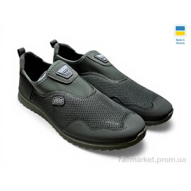 Сліпони чоловічі модні Весна/осінь 2901 хакі (6 пар р.41-45) "Rai shoes" недорого оптом від прямого постачальника