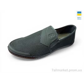 Сліпони чоловічі модні Весна/осінь M81 хакі (6 пар р.41-45) "Rai shoes" недорого оптом від прямого постачальника