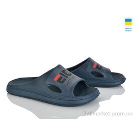 Шльопанці жіночі полегшені Літо 3379 синій (6 пар р.40-45) "Alex" недорого оптом від прямого постачальника