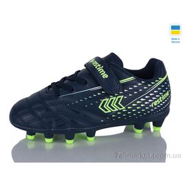 Фотография Футбольная обувь детские Весна/осень DDB26713-2 navy-green (16 пар р.31-35) "Restime" недорого оптом от прямого поставщика