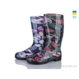 Фотография Резиновая обувь женская Весна/осень 9 mix (5 пар р.37-41) "Зручне взуття" недорого оптом от прямого поставщика