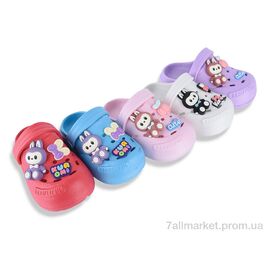 Фотография Кроксы детские летние Лето 308 mix (12 пар р.24-29) "Soylu" недорого оптом от прямого поставщика