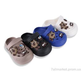 Фотография Кроксы детские летние Лето 308-11 mix (12 пар р.24-29) "Soylu" недорого оптом от прямого поставщика