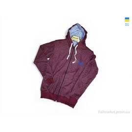 Фотография Батник мужской Весна/осень 23FI бордовий (4 шт. р.сетка M-2XL) "Sport style" недорого оптом от прямого поставщика