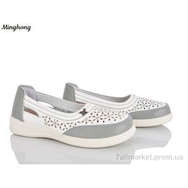 Фотография Туфли женские стильные Лето 308-2 (8 пар р.37-42) "Minghong" недорого оптом от прямого поставщика