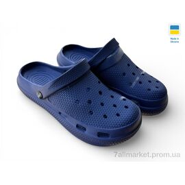 Фотография Кроксы женские летние Лето С98 синій (6 пар р.36-41) "Rai shoes" недорого оптом от прямого поставщика