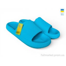 Фотография Шлепки женские облегченные Лето С88 бірюзовий (6 пар р.36-41) "Rai shoes" недорого оптом от прямого поставщика