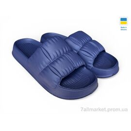 Фотография Шлепки женские облегченные Лето С95 синій (6 пар р.36-41) "Rai shoes" недорого оптом от прямого поставщика