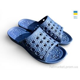 Фотография Шлепки женские облегченные Лето С19 синій (6 пар р.36-41) "Rai shoes" недорого оптом от прямого поставщика
