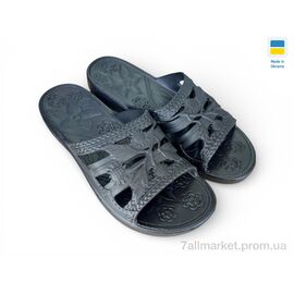 Фотография Шлепки женские облегченные Лето С60 чорний (6 пар р.36-41) "Rai shoes" недорого оптом от прямого поставщика