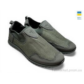 Сліпони чоловічі модні Весна/осінь 29-03 хакі (6 пар р.41-45) "Rai shoes" недорого оптом від прямого постачальника
