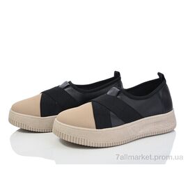 Фотография Слипоны женские тканевые Весна/осень KT189 (8 пар р.36-41) "Захар-Gold" недорого оптом от прямого поставщика