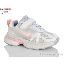 Фотография Кроссовки детские модные Весна/осень R365-8 (8 пар р.32-37) "GFB-Канарейка" недорого оптом от прямого поставщика