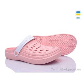 Фотография Кроксы женские летние Лето DS62 персик (8 пар р.36-41) "Inblue" недорого оптом от прямого поставщика