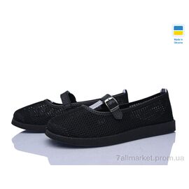 Фотография Слипоны женские тканевые Лето БП4 чорний (8 пар р.37-42) "Paolla" недорого оптом от прямого поставщика