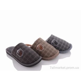 Фотография Тапки мужские домашние Весна/осень DL122 mix (12 пар р.40-45) "Elmob" недорого оптом от прямого поставщика