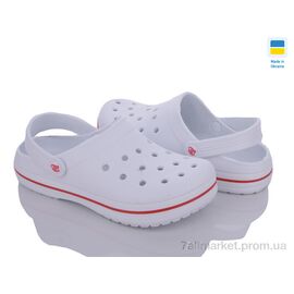 Фотография Кроксы женские летние Лето 324 білий (8 пар р.36-41) "Golden Lion" недорого оптом от прямого поставщика