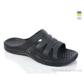 Шльопанці чоловічі пляжні Літо Краб новий чорний (8 пар р.40-46) "Lot Shoes" недорого оптом від прямого постачальника