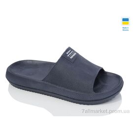 Шльопанці чоловічі пляжні Літо N235 синій (8 пар р.40-45) "Lot Shoes" недорого оптом від прямого постачальника