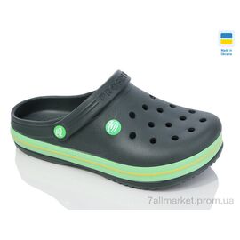 Крокси чоловічі легкі Літо N224 зелений (8 пар р.41-45) "Lot Shoes" недорого оптом від прямого постачальника