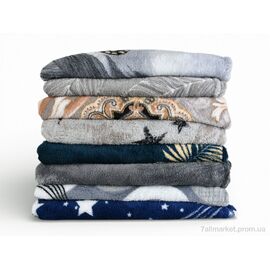 Фотография Плед  18129 (12518) 180x200см mix (8 шт. р.сетка One size) "Obuvok" недорого оптом от прямого поставщика