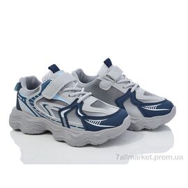 Фотография Кроссовки детские модные Весна/осень A13-4 (12 пар р.32-37) "Blue Rama" недорого оптом от прямого поставщика