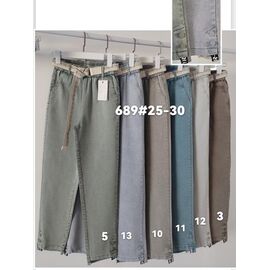 Фотография Штаны женские 689-10 grey р.25-30 "Immei" недорого оптом от прямого поставщика