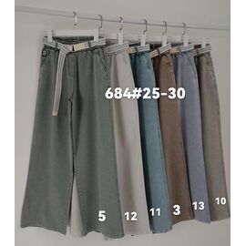 Фотография Штаны женские 684-10 grey р.25-30 "Immei" недорого оптом от прямого поставщика