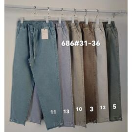 Фотография Штаны женские 686-13 grey р.31-36 "Immei" недорого оптом от прямого поставщика