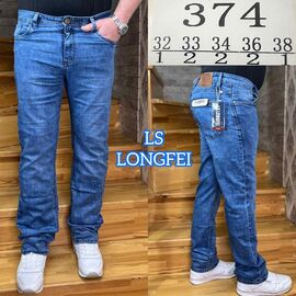 Джинси чоловічі 374 blue р.32-38 "LILY" недорого оптом від прямого постачальника