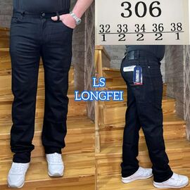 Джинси чоловічі 306 black р.32-38 "LILY" недорого оптом від прямого постачальника