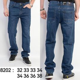 Джинси чоловічі 8202 blue р.32-38 "LILY" недорого оптом від прямого постачальника