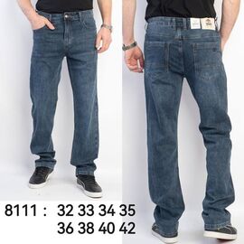 Джинси чоловічі 8111 blue р.32-42 "LILY" недорого оптом від прямого постачальника
