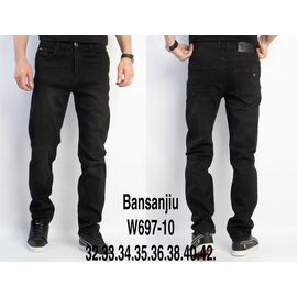 Джинси чоловічі W697-10 black р.32-42 "LILY" недорого оптом від прямого постачальника