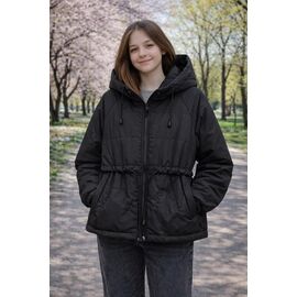 Фотография Куртка детская демисезонная на девочку YM47 black р.140-164 "Major" недорого оптом от прямого поставщика