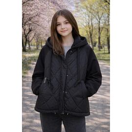 Фотография Куртка детская демисезонная на девочку AM8822 black р.140-164 "Major" недорого оптом от прямого поставщика