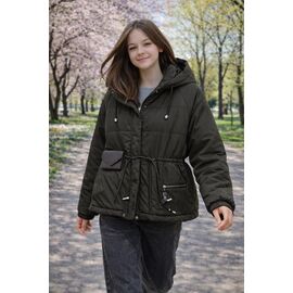 Фотография Куртка детская демисезонная на девочку AM8816 khaki р.150-164 "Major" недорого оптом от прямого поставщика