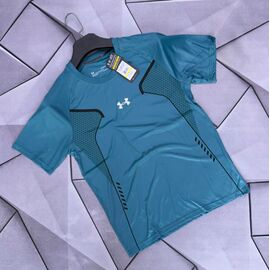 Фотография Футболка мужская 66182 l.blue р.L-3XL "MACCALI" недорого оптом от прямого поставщика