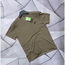 Фотография Футболка мужская 66190 khaki р.2XL-6XL "MACCALI" недорого оптом от прямого поставщика